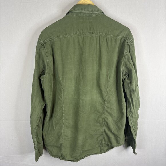 G-Star Raw ARC 3D Slim Fit Military Green Button Up Shirt Men’s XL - Picture 4 of 7